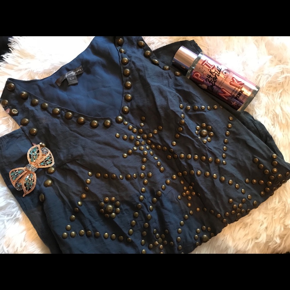 Blue dress with design